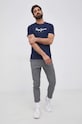 Pepe Jeans Tricou din bumbac Eggo PM508208.595 bleumarin SS22