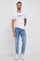Хлопковая футболка Pepe Jeans Eggo N PM508208.800 белый SS22