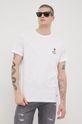 biały Premium by Jack&Jones t-shirt bawełniany Męski