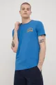niebieski Tom Tailor t-shirt bawełniany Męski