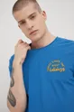 niebieski Tom Tailor t-shirt bawełniany