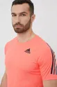 ροζ Μπλουζάκι για τρέξιμο adidas Performance Run Icon