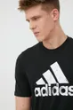 čierna Bavlnené tričko adidas HE4794