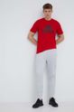 adidas t-shirt bawełniany HE4796 czerwony