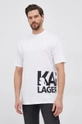 Karl Lagerfeld T-shirt bawełniany 521224.755285 100 % Bawełna