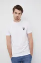 biały Karl Lagerfeld t-shirt 500221.755027