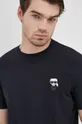 granatowy Karl Lagerfeld t-shirt 500221.755027