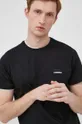 czarny Karl Lagerfeld t-shirt bawełniany 521200.755001
