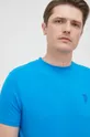 niebieski Karl Lagerfeld t-shirt 521221.755055