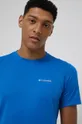 blu Columbia maglietta sportiva Zero Rules Uomo