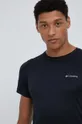 črna Športna kratka majica Columbia Zero Rules Moški
