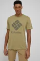 πράσινο Βαμβακερό μπλουζάκι Columbia