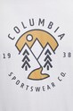 Columbia t-shirt bawełniany Rapid Ridge 1888813. beżowy