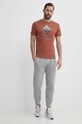 Columbia t-shirt bawełniany Rapid Ridge 1888813. czerwony SS25