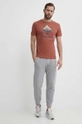 Columbia t-shirt in cotone  Rapid Ridge rosso