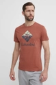 rosso Columbia t-shirt in cotone  Rapid Ridge