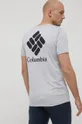 сірий Спортивна футболка Columbia Tech Trail Graphic