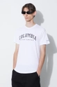 biały Columbia t-shirt bawełniany