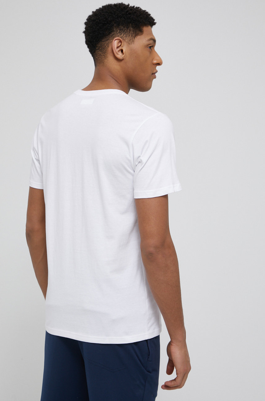 Columbia cotton t-shirt  Basic material: 100% Organic cotton Rib-knit waistband: 96% Organic cotton, 4% Elastane