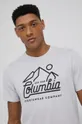 szary Columbia t-shirt bawełniany