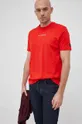 Βαμβακερό μπλουζάκι Paul&Shark κόκκινο