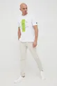Βαμβακερό μπλουζάκι Paul&Shark λευκό