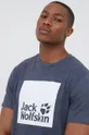 granatowy Jack Wolfskin t-shirt