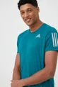zielony adidas Performance t-shirt do biegania Own The Run