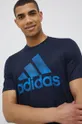 tmavomodrá Tréningové tričko adidas Seasonals Sport HD4333