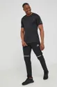 Μπλουζάκι για τρέξιμο adidas Performance Run Icon μαύρο