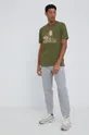 Bavlnené tričko adidas HE4826 zelená