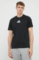 adidas t-shirt treningowy Designed To Move GM2126 czarny