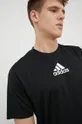 čierna Tréningové tričko adidas Designed To Move GM2126