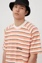 pomarańczowy adidas Originals t-shirt bawełniany HT1663