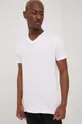 Βαμβακερό μπλουζάκι Solid λευκό