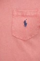 ružová Tričko s prímesou ľanu Polo Ralph Lauren