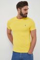 žlutá Bavlněné tričko Polo Ralph Lauren
