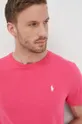ροζ Βαμβακερό μπλουζάκι Polo Ralph Lauren