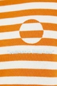 Bavlněné tričko Liu Jo M122P204STRIPESSHORT oranžová