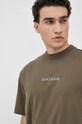 Liu Jo t-shirt bawełniany M122P204JEANSTEE zielony M122P204JEANSTEE