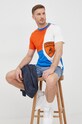 Lamborghini t-shirt 72XBH012 niebieski SS22