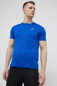 Asics tricou de alergare uni albastru 2011C341.400