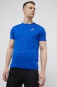 Asics t-shirt do biegania pozostałe niebieski 2011C341.400