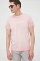 ροζ Βαμβακερό μπλουζάκι Pepe Jeans West Sir New N