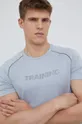 szary 4F t-shirt treningowy Męski