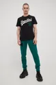 czarny Superdry t-shirt bawełniany