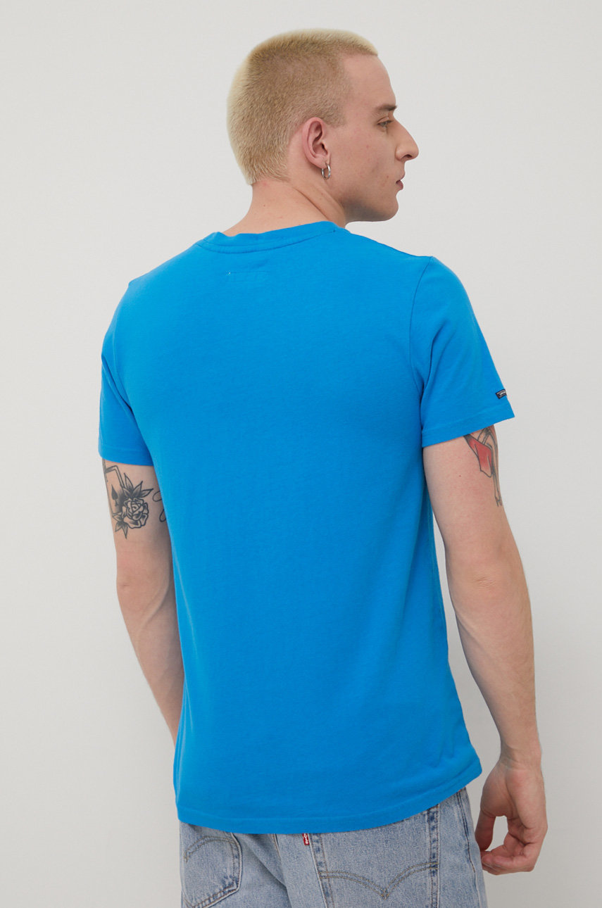Superdry t-shirt bawełniany 100 % Bawełna