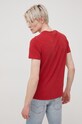 Odzież Superdry t-shirt bawełniany M1011170A.6CY czerwony