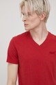 Superdry t-shirt bawełniany czerwony M1011170A.6CY