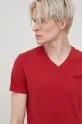 červená Bavlnené tričko Superdry